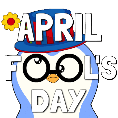 April Fools Penguin Sticker by Pudgy Penguins