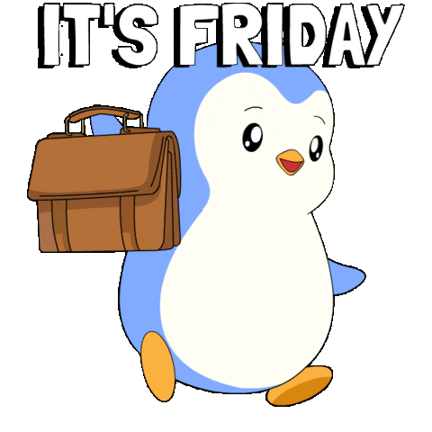 Happy Lets Go Sticker by Pudgy Penguins