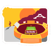 Game Day Sticker by Arizona State University