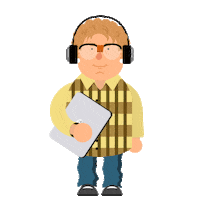 getbaff art animation work tech Sticker