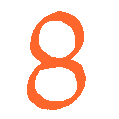 Number Sticker by RainToMe