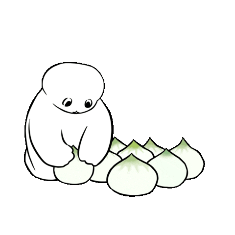 wao_kuma giphyupload agriculture onion waokuma Sticker