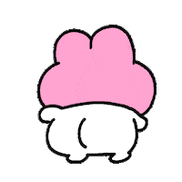 pikuiku bunny rabbit hips 토끼 Sticker