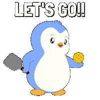 Lets Go Sticker by Pudgy Penguins