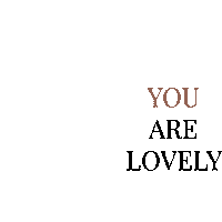 thelovelyhairclass lovely you are lovely youarelovely the lovely hair class Sticker