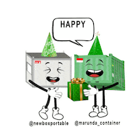 Happy Birthday Sticker by Marunda Container