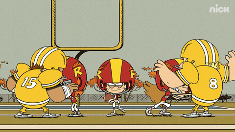 The Loud House Football GIF by Nickelodeon