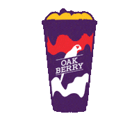 oakberryturkiye vegan bowl superfood oakberry Sticker