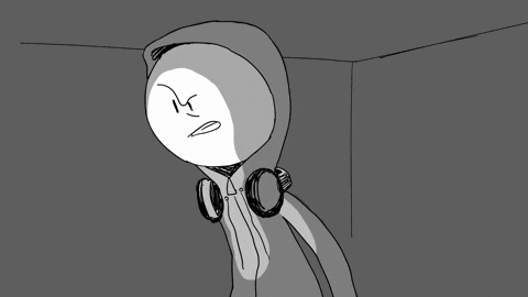 Look Both Ways Wojak GIF by CC0 Studios
