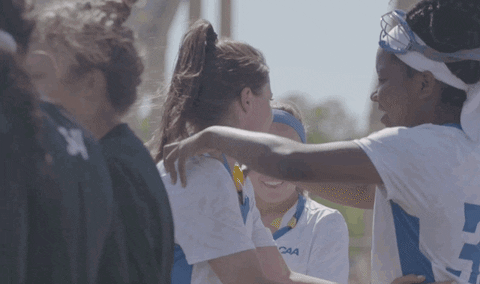 BlueHens giphyupload love friends hug GIF