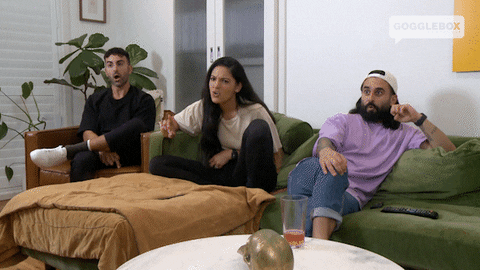 Mad Sarah GIF by Gogglebox Australia