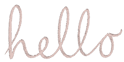 Hello Sticker by Louisa Taylor Studio