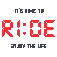 Just Ride Sticker by HBC Bikers App