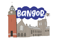 North Wales Bangor Sticker