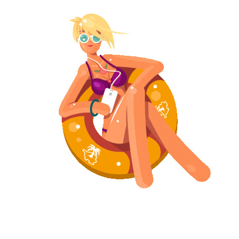 energis giphyupload relax vacation pool Sticker