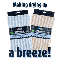 Cleaning Teatowel Sticker by Minky Homecare