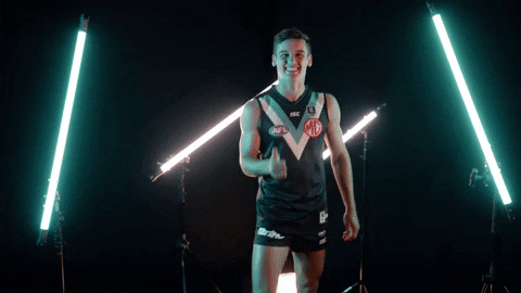 Afl Thumbs Up GIF by Port Adelaide FC