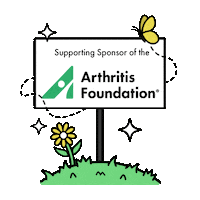 Arthritis Foundation Sticker by Green Roads