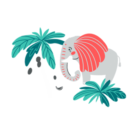Palm Tree Design Sticker by dockandbay