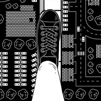 black and white city GIF by Converse
