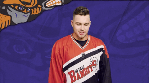 Sport Wink GIF by Buffalo Bandits