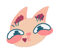 Cat Love Sticker by whisper_pic