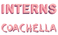 coachella interns Sticker by Bianca Bosso