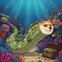 Shiba Inu Swimming GIF by Doge Pound