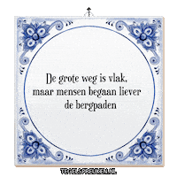 Humor Wijsheid Sticker by Tegelspreuken.nl