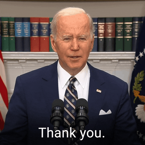 Joe Biden Thank You GIF by The Democrats
