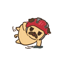 Dance Dog Sticker