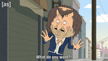 What Do You Want GIF by Adult Swim
