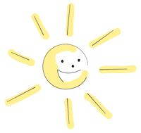 MsSlow happy fun summer sun Sticker