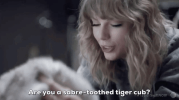 behind the scenes are you a sabre toothed tiger cub GIF by Taylor Swift