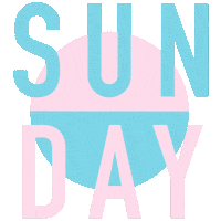 Weekend Sunday Sticker