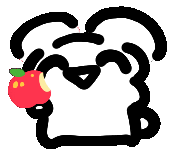 Apple Eat Sticker by Annafish