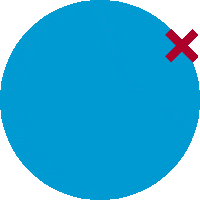 FSEV circle x round and round fsev Sticker