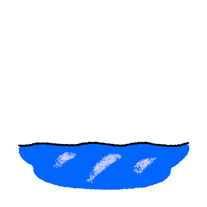 Jump Fish Sticker by Alabaster Pizzo