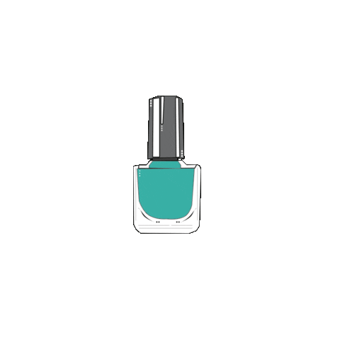 Nails Aqua Sticker