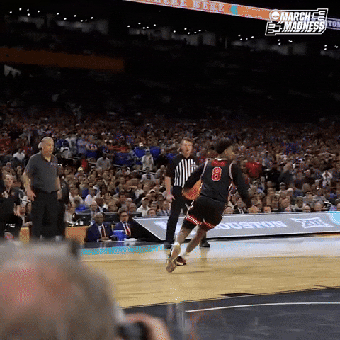 Rebound College Basketball GIF by NCAA March Madness