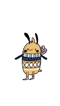 vonhandmitherz bee picapauyan vonhandmitherz Sticker
