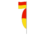 Flag Lifeguard Sticker by Surf Life Saving Queensland