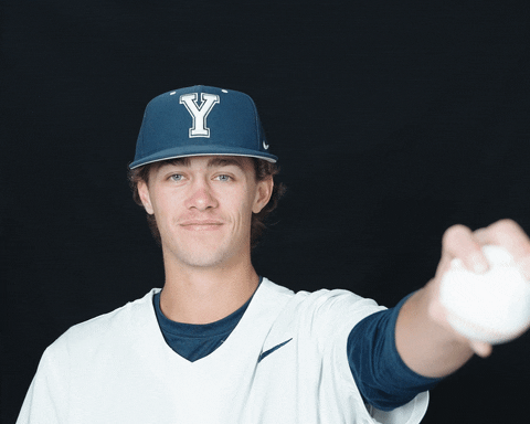 Ncaa Baseball Mic Drop GIF by BYU Cougars