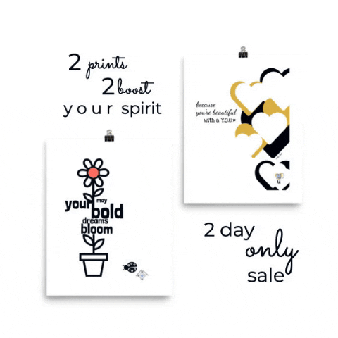 sharonglassman giphygifmaker wall art art prints introvert gift shop GIF