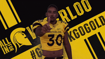 wloowarriors uwaterloo waterloo warriors university of waterloo goblackgogold GIF