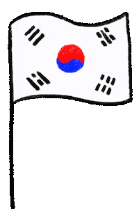 Korea Sticker by haenaillust