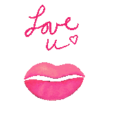 Valentines Day Lips Sticker by EleMcKayArtist