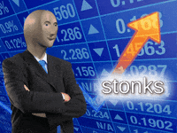 meme market stonks GIF