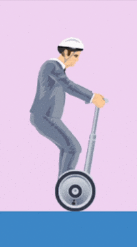 All The Way Segway GIF