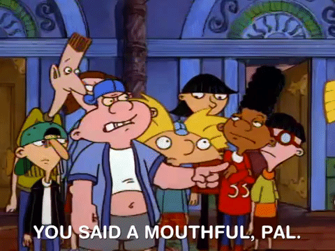 hey arnold nicksplat GIF